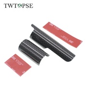 TWTOPSE Carbon Cycling Bike Rear Triangle Frame Protector For Brompton Folding Bicycle Chain E Hook Guard Pad Accessories