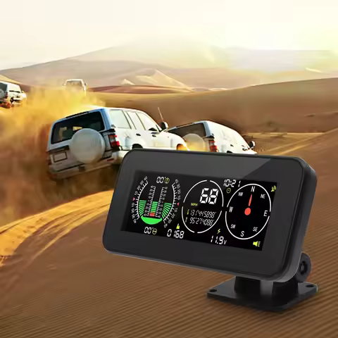 HUD M60 Digital Speed Slope Meter Inclinometer M50 With GPS Speedometer Compass For off road accesso