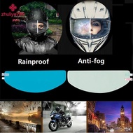 <zhuliye789> 1X Universal Anti-Fog Helmet Lens Film For MotorcycleRain Resistant Visor