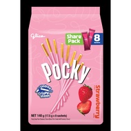 Glico Pocky Share Pack Strawberry 8'S (140g x 5pkts)