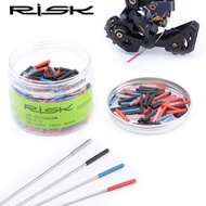 RISK 20pcs/lot Heat Shrink Cap Bicycle Brake Shifting Cable Tips Crimp MTB Road Bike Derailleur Brake Line End Cover Accessories