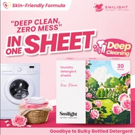 Smilight Laundry Detergent Sheets [Rose Bloom] 30 Sheets