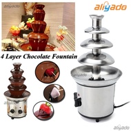 MESIN Warranty 4 Layer Chocolate Fountain Chocolate fountain Machine Mini Chocolate Waterfall Machin