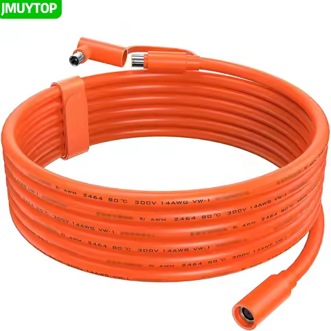 JMUYTOP 6M/20ft/236in DC8mm to DC 8020 7909 Cable 4mm2 14AWG For solar panel Jackery GZ Yeti BLUETTI
