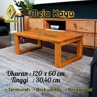 Coffee table 120 x 50-60 cm wooden floor table coffee table laptop computer table