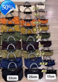 Genuine Leather Crossbody Longchamp Dumpling Bag Commuter Tote Bag Travel Essential Large Capacity M