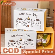 Cartoon Snowflake Crisp Scones Packaging Box Drawer Candy Biscuit Cookie Packing Box