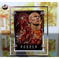 ARJEN ROBBEN POSTER FRAME WITH HIGH QUALITY CRYSTAL GLASS