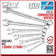 GREAT HEAVY DUTY COMBINATION WRENCH SPANNER SET 18MM-27MM MULTI-PURPOSE SPANAR SEPANA COMBINATION OP
