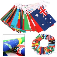 From 32 Different Countries Flags, World Cup Fan Atmosphere Pull Flags in Various Countries Suitable