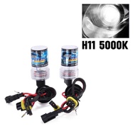 PL AUTO ชุดหลอดไฟหน้ารถยนต์ XENON HID 55W หลอดไฟ+บัลลาสต์ เป็นชุด1คู่ ขั้ว H11 มีค่าสี 3K 43K 5K 6K 