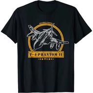 F-4 Phantom II Military Style Fighter Aircraft Logo Print T-Shirt Suitable For Those Who Love Storie
