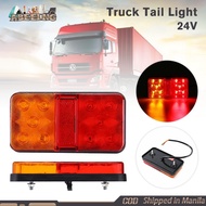Truck Tail Light 24V 10 LED Rear Tail Lights for Truck Boat Snowmobile Trailer Pickup