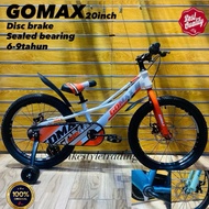 NEW GOMAX BASIKAL BUDAK 20inch/Basikal budak disc brake/Basikal budak 6-9tahun/Basikal murah/Kids bi