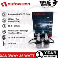 Promo Autovision Xandway LED Autovision Xandway H1 H3 H4 H7 H11 H27 HB3 HB4 - 35 Watt - 6500K 1 Year