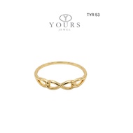 YOURS JEWEL 916 GOLD INFINITY RING
