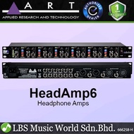 ART Pro Audio HeadAmp6 6 Channel Headphone Amplifier with with Aux In & Balance Controls (Head Amp 6