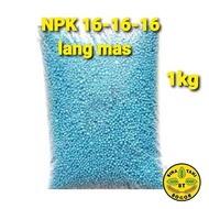 PUPUK NPK 16-16-16 LANG MAS,KEMASAN REPACK 1KG
