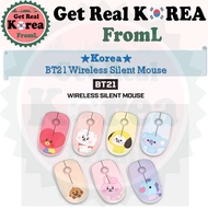 ★Korea★ BT21 Figure Wireless Silent Mouse BTS Koya RJ Shooky Mang Chimmy Tata Cooky