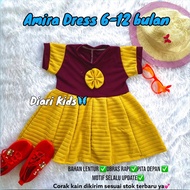AMIRA Baby Dress 6-12 Months Dress 6 months Dress 12 months baby dress cute baby clothes cute dress 
