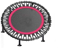 Home Office Indoor Trampoline 48 Inch Folding Fitness Trampoline Exercise Mini Trampoline Rebounder for Indoor/Garden Workout