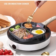 Burger Egg Grill Frying Pan 2 Holes - burger egg grill