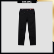 DAVIE JONES กางเกงยีนส์ Slim Fit Jeans CO0074 สีดำ
