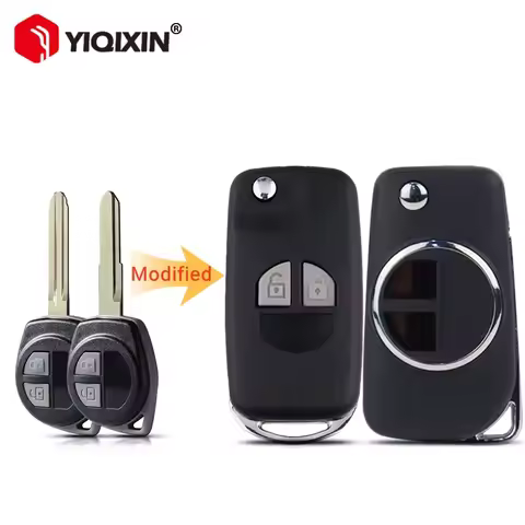 Modified Flip Folding Remote Key Case Shell For Suzuki SX4 Swift Grand Vitara Alto Ignis Jimny Splas