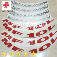Cool Mugen MF-10L rim stickers