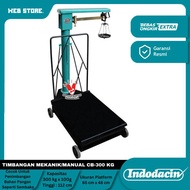 PROMO TIMBANGAN DUDUK LANTAI BARANG MEKANIK MANUAL CB 300KG DACIN - majuterus02