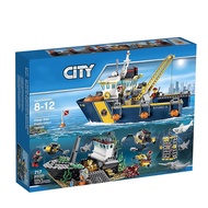 LEGO New Product City 60266 Ocean Exploration Giant Ship Toys 60368 Polar Deep Sea Exploration Ship