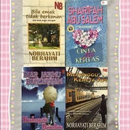 NOVEL MELAYU LAMA CINTA ATAS KERTAS SHARIFAH ABU SALEM MENUNGGU KERETA API NORHAYATI BERAHIM BILA EM