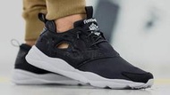 9527  REEBOK FURYLITE SP AQ9954 潑墨 黑灰 PUMP 男鞋 復古 黑白 網布