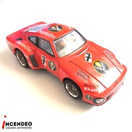 Vintage Rare Taiyo Japan Red Porsche 935 Car Tin Toy