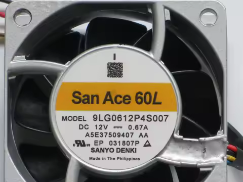 9LG0612P4S007 DC 12V 0.67A 60x60x25mm 4-Wire Cooling Fan