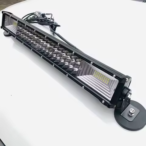 324W Magnetic LED Bar Car Additional Light Truck SUV 4x4 Heavy Duty LED Lighter Headlights Roof Magn