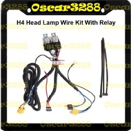 H4 Head Lamp Wire Kit With Relay