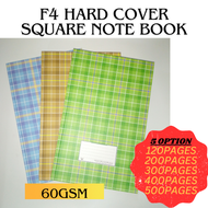 F4 Hard Cover Square Note Book with Numbering 60gsm (Price for 1pc)