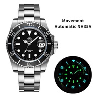 Addies Dive MY-H3-2AC Men Automatic Mechanical Watches Luxury Sapphire Crystal BGW9 super luminous Ceramic Bezel 20Bar Diver watch Watches