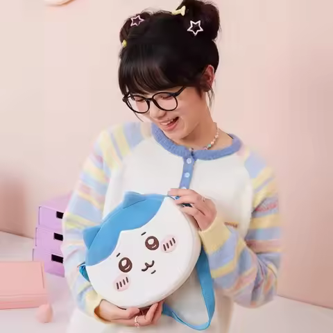 Chiikawa Crossbody Bag Hachiware Usagi Crossbody Bag Plush Bag Cute Bag Chiikawa Shoulder Bag Friend