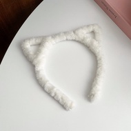BANDO LUCU KARAKTER HEWAN BULU HALUS  MOTIF KUPING KELINCI KUCING BERUANG BANDANA BEAR RABBIT WANITA
