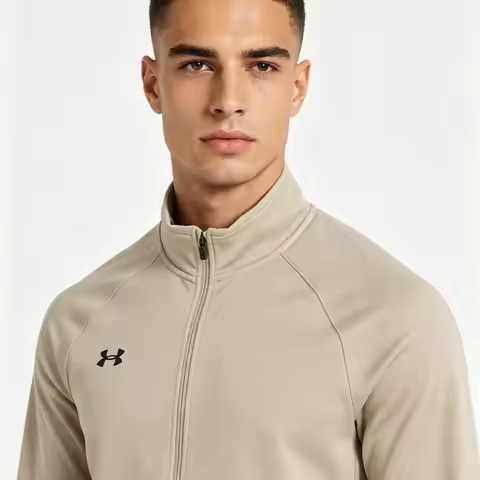 Hot Under Armour Men's Classic Logo Loose And Comfortable Stand-Up Collar Sports Running Fitness Tra