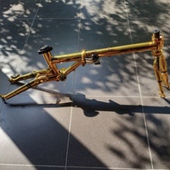 SMITH 16 inch GOLD special edition Gold Folding Bike Frame