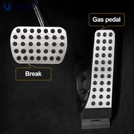 UQUEEN 2Pcs/3Pcs/4Pcs Car Pedal Cover Set for Mercedes Benz C E S GLK SLK CLS SL Class AMG E5U6