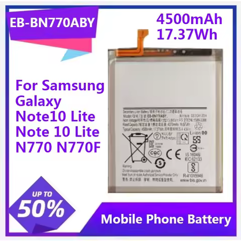 EB-BN770ABY Replacement Battery For Samsung Galaxy Note10 Lite Note 10 Lite N770 N770F Phone Battery