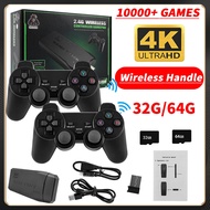 M8 Retro Game Stick 4k 10000 Games Portable Video Game Console 2.4G Double Wireless Controller Handh