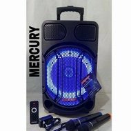 Speaker Portable Asatron 12 inch Mercury 2 mic wireless