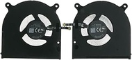 Laptop CPU GPU Fan for DELL XPS 16 9640 0F966V F966V 08GVMH 8GVMH NS75C41-23D01 NS75C42-23D02 023.10