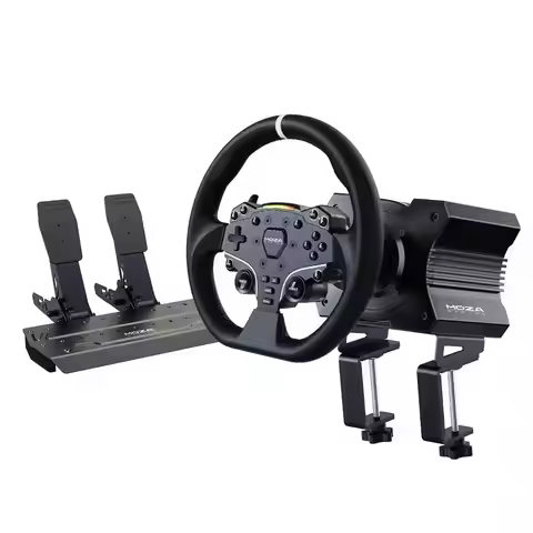 MOZA Racing R5 Bundle Kit Racing simulator game steering wheel Game steering wheel pressure pedal co