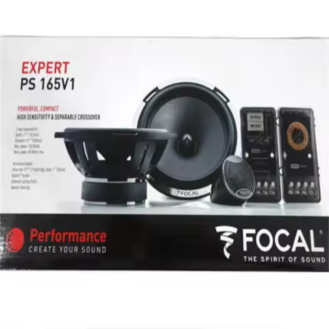 Free Shipping 1 Set Focal Performance PS 165V1 Expert Series 6.5" MAX 160W PUISSANT COMPACT 2 Way Co